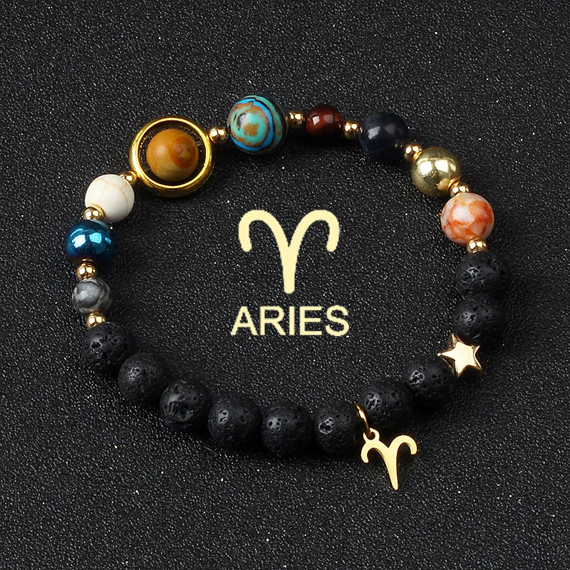 Astrological Stone Band (Size: 19cm)