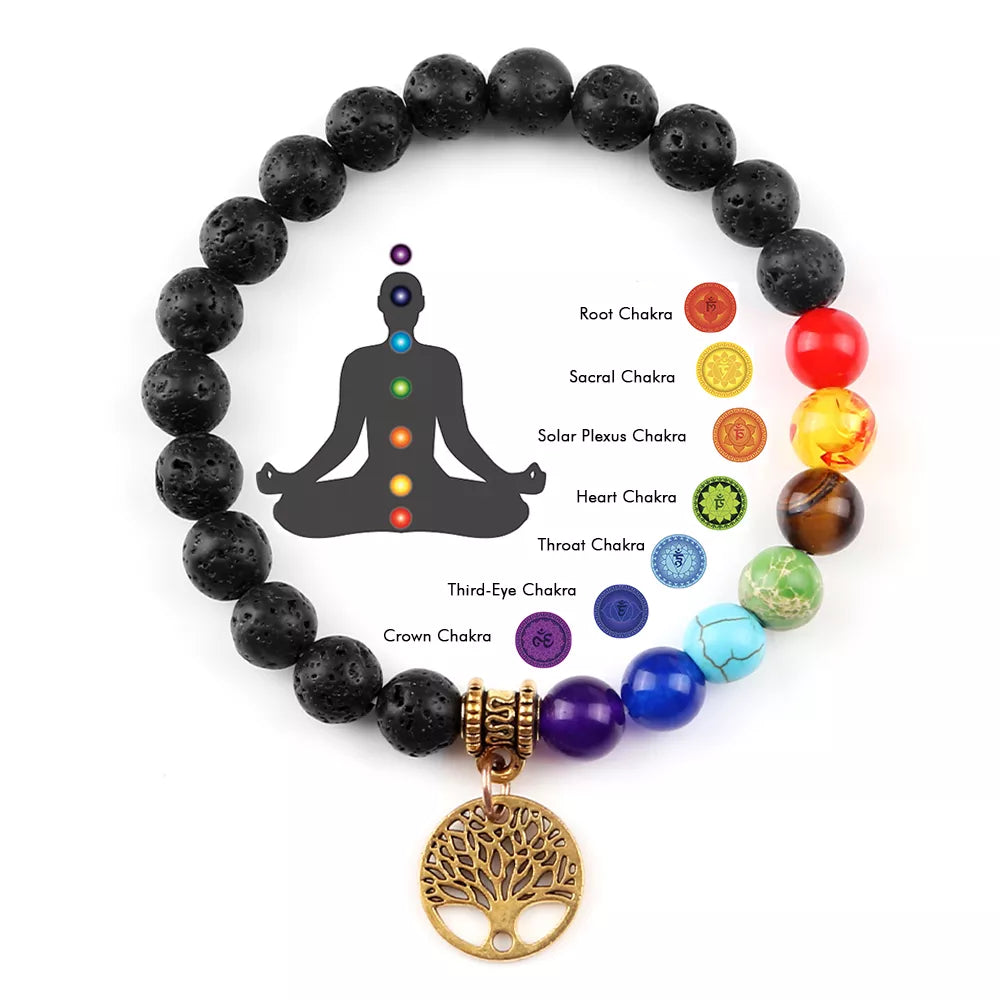 7 Chakra Life Tree Band