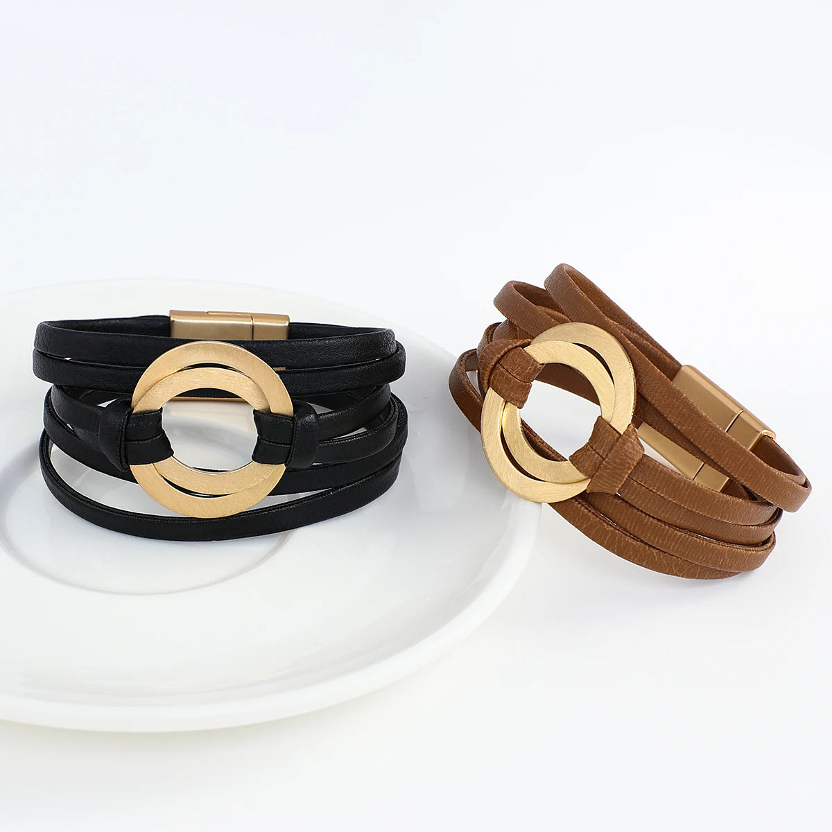 Boho Genuine Leather Band