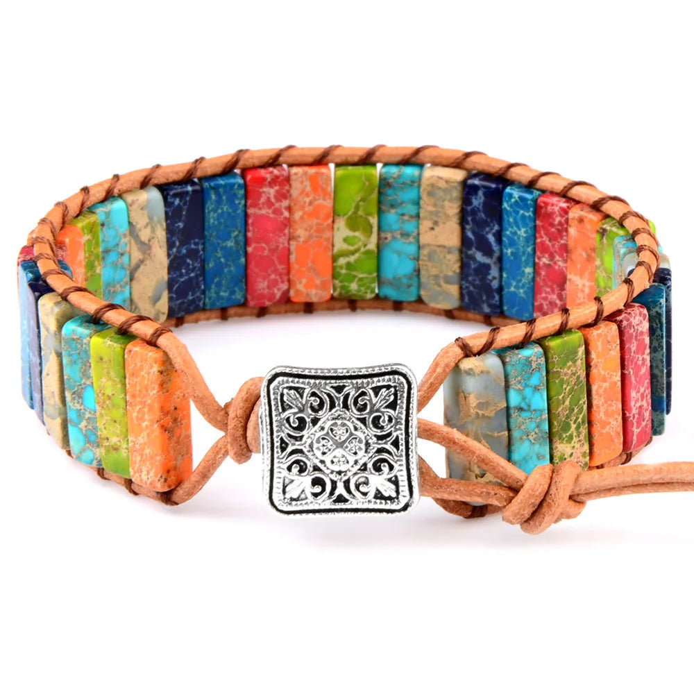 Multicolor Natural Stone Band