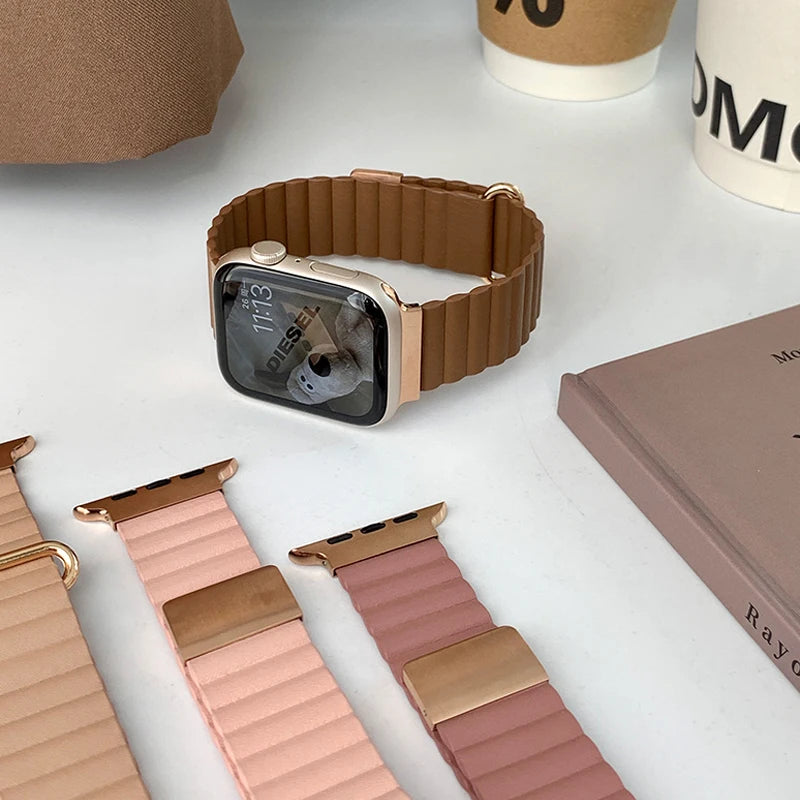 Leather Band For Apple Watch