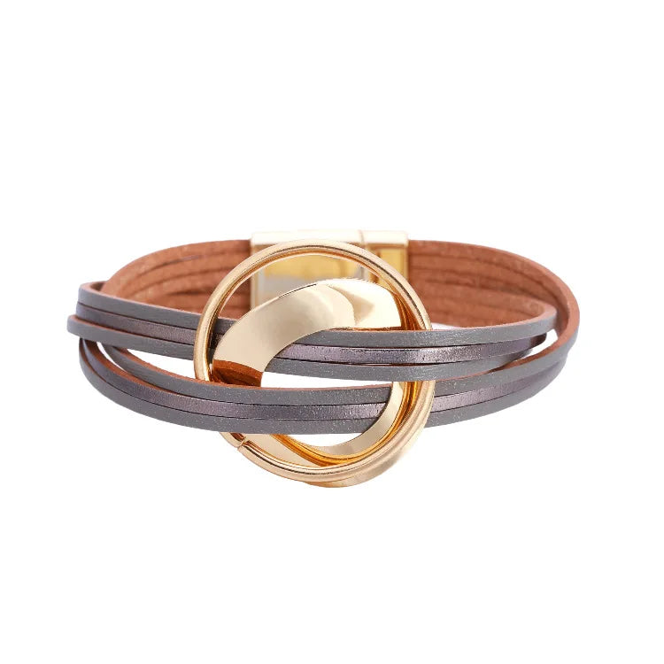 Bohemian Multi Layered Leather Band