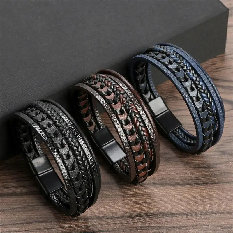 Classic Hand-Woven Leather Band