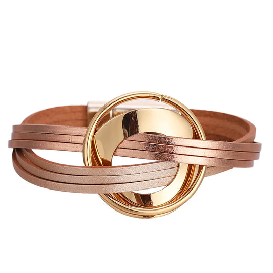 Bohemian Multi Layered Leather Band