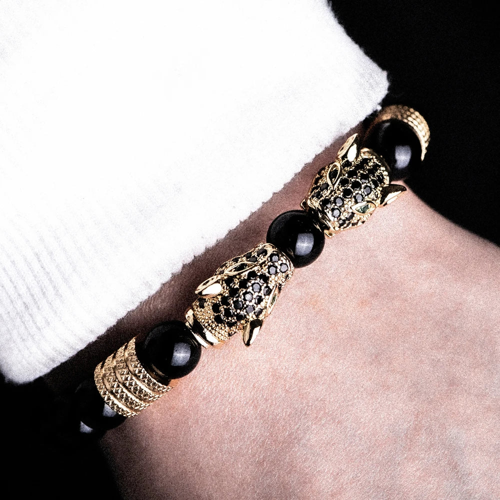 Double Leopard Head Band