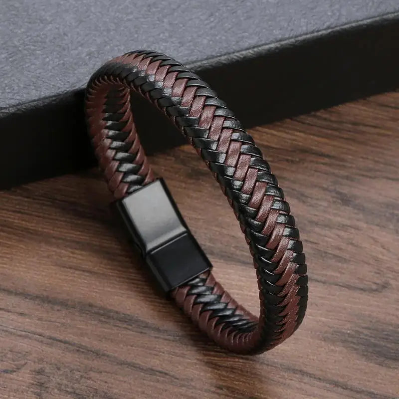 Braided Leather Band