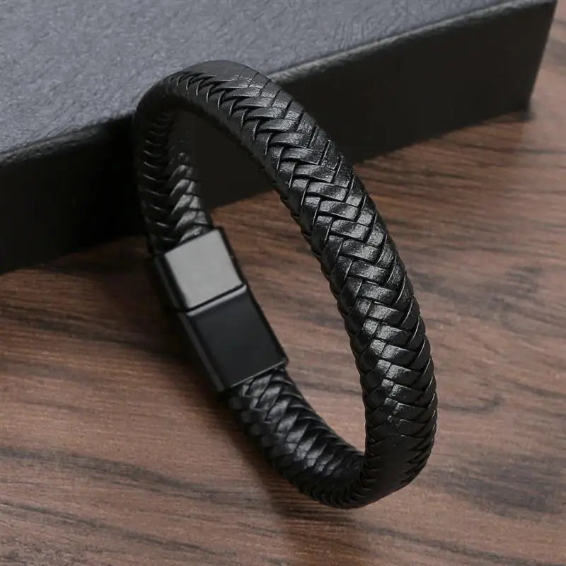 Braided Leather Band